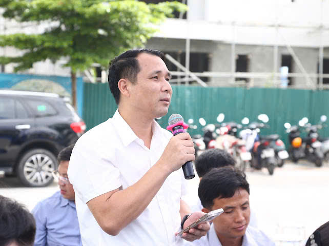 Ông Nguyễn Đình Cầu phát biển tại chương trình